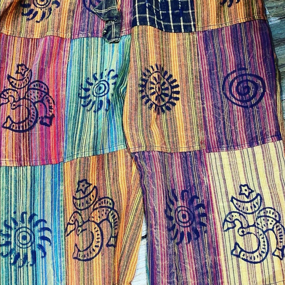 Hippie patchwork pants - Picture 4 of 5